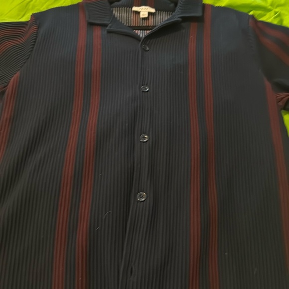 Reese size large ribs button down Cuban collar - Picture 1 of 4